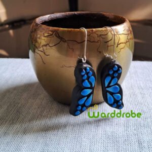 Handmade & Hand‑Painted Terracotta Jewellery Earrings.