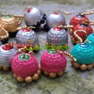 Handmade & Hand‑Painted Terracotta Jewellery Earrings.