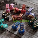 Handmade & Hand‑Painted Terracotta Jewellery Earrings.