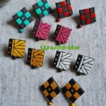 Handmade & Hand‑Painted Terracotta Jewellery Earrings.