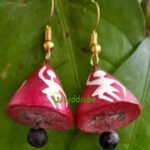 Handmade & Hand‑Painted Terracotta Jewellery Earrings.