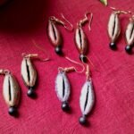 Handmade & Hand‑Painted Terracotta Jewellery Earrings.