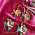 Handmade & Hand‑Painted Terracotta Jewellery Earrings.