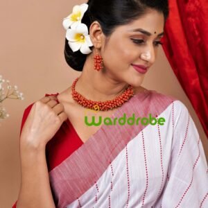 Handmade & Hand‑Painted Terracotta Jewellery Pendant Set.